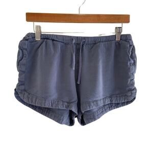 RVCA Elastic Waist Lightweight Summer Short Blue Size Medium 0629C